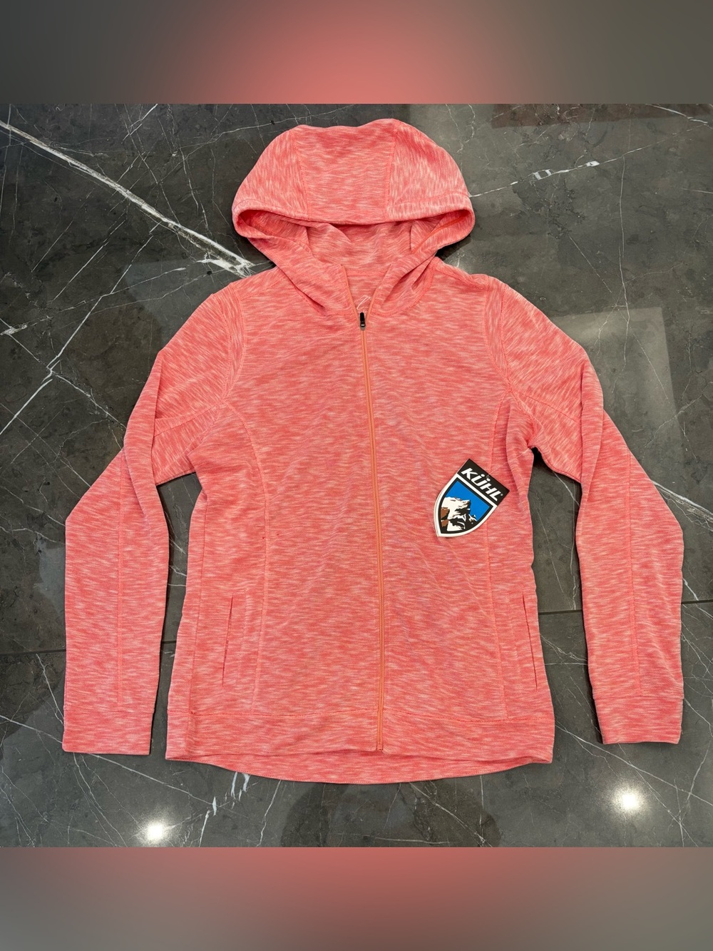 Women's Kuhl Touch Moongazer Hoody Full Zip Hibiscus Pink Small NWT Hiking Actve